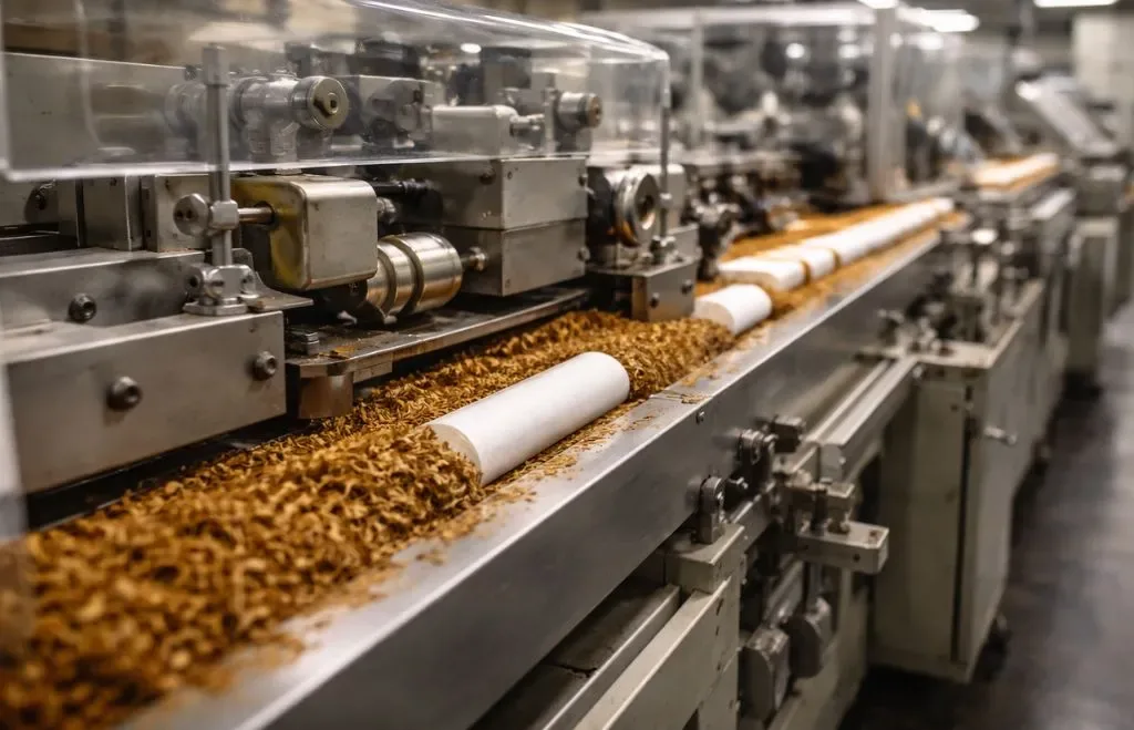 How a Cigarette Making Machine Works: 7-Stage Process Explained