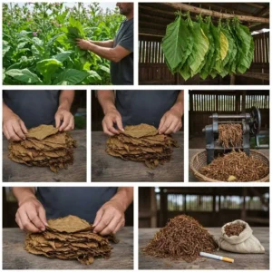 Nicotiana Plant Leaves