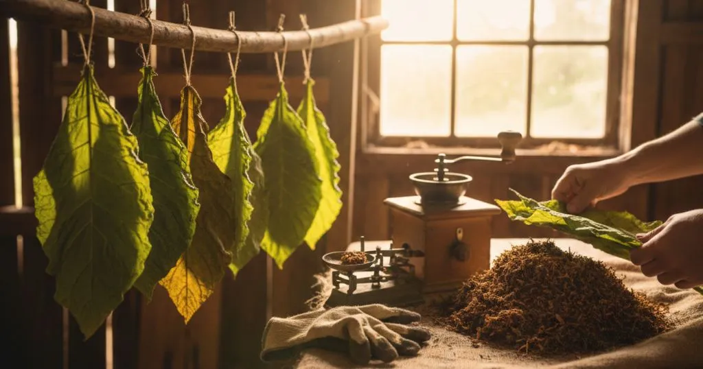 Nicotiana Plant Leaves For Tobacco